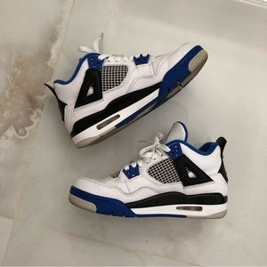 Air Jordan 4 Motorsports Blue Sneakers